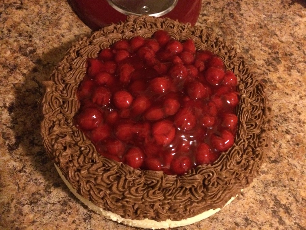 Cheesecakewithganacheandcherries2
